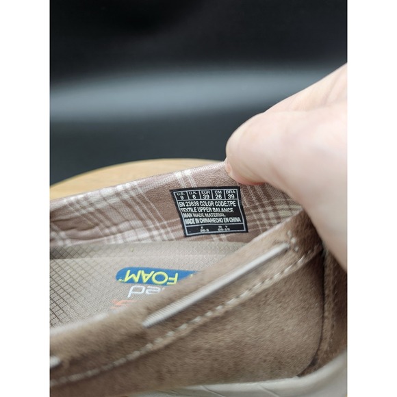 Skechers Womens Wave Lite Playful Sneakers Size‎ 9 Taupe - Picture 7 of 9